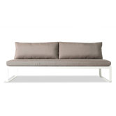 Clovelly Armless Deep Seating Sofa with Cushions