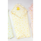 Anti Dust Mite Winter Receiving Blanket in Yellow