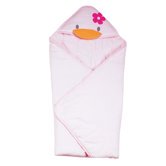 Stylish Winter Receiving Blanket in Pink