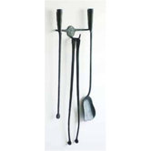 Peter Maly 3 Piece Iron Fireplace Tools