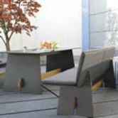 Tension Wood Garden Bench