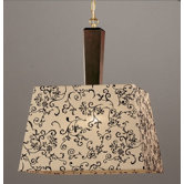Trap&eacute;zio Gold 1 Light Pendant in Stained and Gold