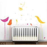 Color Block Carnival Birds Wall Decal
