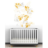 Mural Pressed Leaves Wall Decal