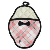 Pretty In Plaid Scalloped Pot Mitt