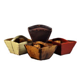 Vintage Rice Bucket with Curved Handle