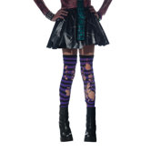 Zombies - Ripped Striped Thigh Highs Leggings