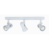 Turbo Three Light Regleta Ceiling Spot Light in White