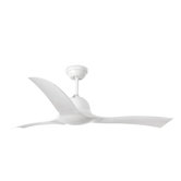 Lakki Ceiling Fan in Gloss White with Remote