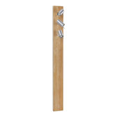 Ally Three Light Mural Lamp in Inox