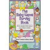 Baby Name Survey Book