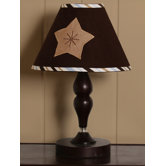 Lamp Shade - Moon and Star Brown / Blue