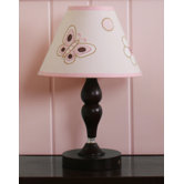 Lamp Shade - Butterfly  Pink / Brown
