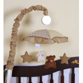 Music Mobile for Teddy Bear Crib Bedding Set