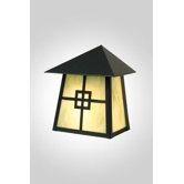 Prairie Tri Roof Outdoor Wall Lantern