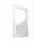 Maine White Wood Mirror