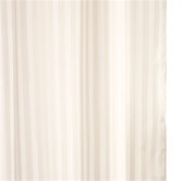 Woven Stripe Textile Shower Curtain
