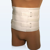 Universal Duo-Compression Lumbosacral Support in White
