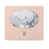 Owl Picture Frame in Distressed Pink