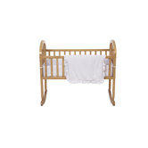 Heavenly Soft Three Piece Minky Dot Cradle Set