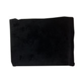 Heavenly Soft Chenille Crib Sheet in Black