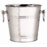7 Qt. Stainless Steel Wine Bucket in Hammered