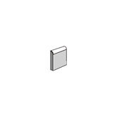 Forest Impressions 2 1/2" x 2 1/2" Wall Single Bullnose Corner in Noce