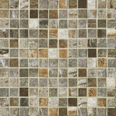 Vesale Stone 1" x 1" Decorative Square Mosaic in Moss