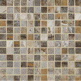 Vesale Stone 1" x 1" Decorative Square Mosaic in Smoke
