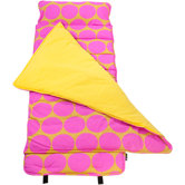 Big Dots Hot Pink Nap Mat