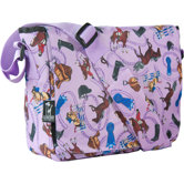 English Riding in Purple Kickstart Messenger Bag