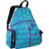 Ashley Big Dots Agua Soccer Bag