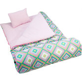 Pink Retro Sleeping Bag