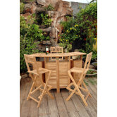 Altavista 5 Piece Bar Height Dining Set