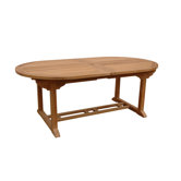 Bahama Oval Extension Dining Table with Double Extensions