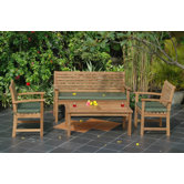 Montage 4 Piece Bench Seating Group