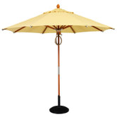 9' Prestige Wood Umbrella