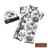 2 Piece Gift Set in Black Toile