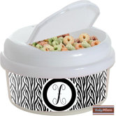 12 oz Zebra Snack Container