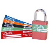 Lock Labels (Pack of 10)