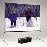 Da-Mat Deluxe Fast Fold Replacement Front Projection Screen - 92" x 92"