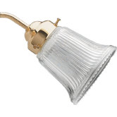Prismatic Glass Shade in Clear