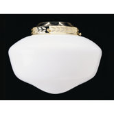 School House 8" Side Glass Shade in Opal