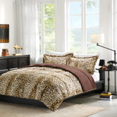 Cheetah Occelot Softspun Down Alternative Comforter Mini-Set