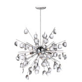 Crystal Wafers 8 Light Pendant