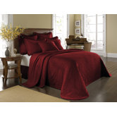 King Charles Matelasse Bedspread Bedding Collection in Scarlett