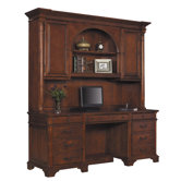 Jones Executive Credenza with Hutch