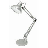 Modus Swing Arm Hobby 60W Desk Lamp in Silver