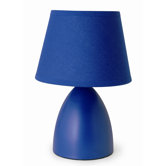 Academy 40W Touch Lamp in Navy Blue
