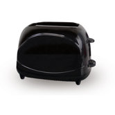 2 Slice 700W Toaster in Black